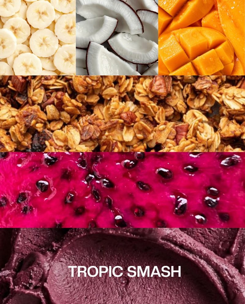 A Tropic Smash bowl in layers.