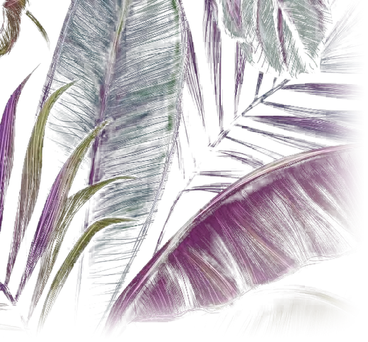 Smashberry tropical foliage